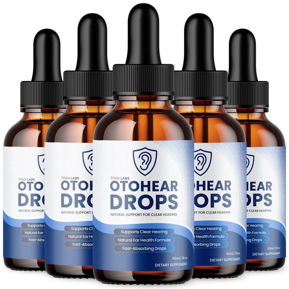 Otohear Advanced Formula Ear Health Support Drops Hearing Supplement Oto Hear 150 Servings