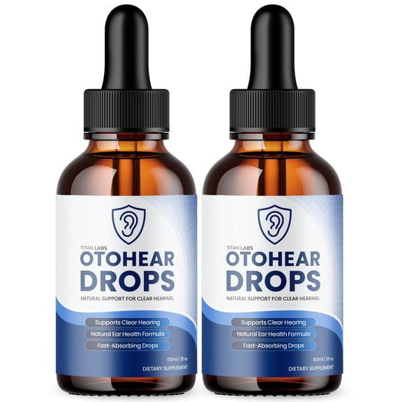 Otohear Advanced Formula Ear Health Support Drops Hearing Supplement Oto Hear 60 Servings