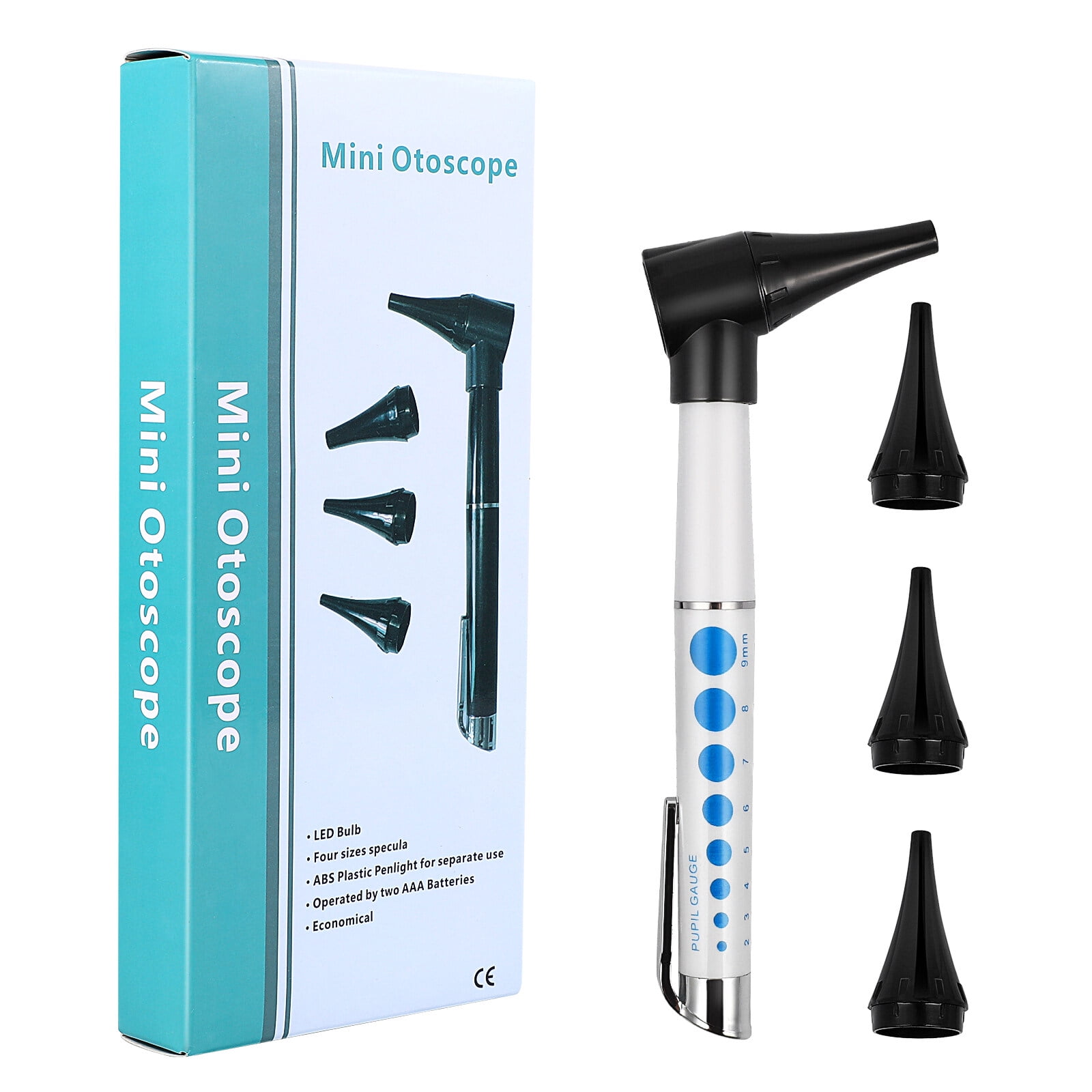Otologic ear otoscope 1 Set Diagnostic Ear Inspection Scope LED Ear Checker Ear Speculum Otologic Care Scope Ear Otoscope Set