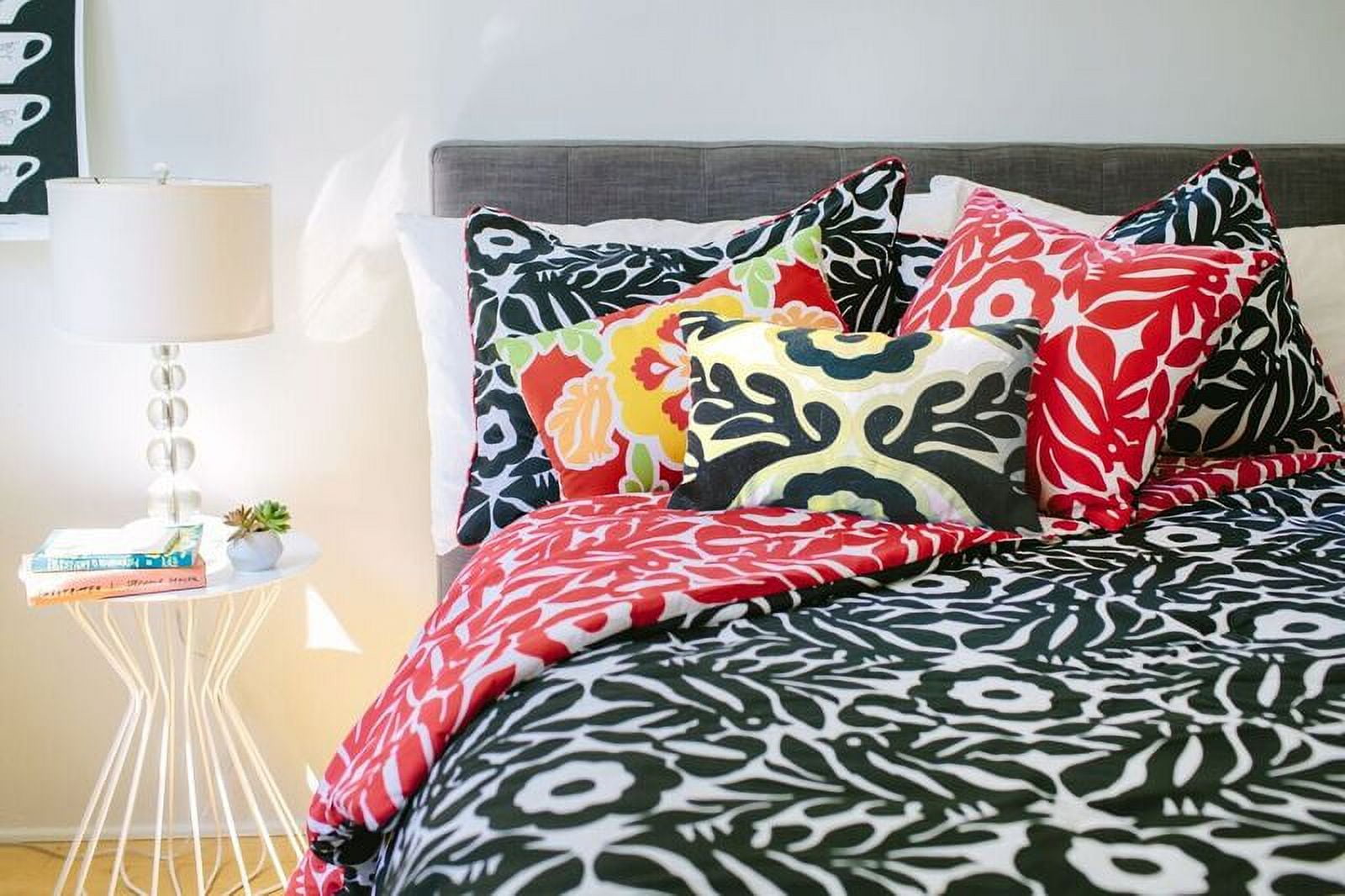 Otomi 5 Piece Printed Reversible Comforter Set