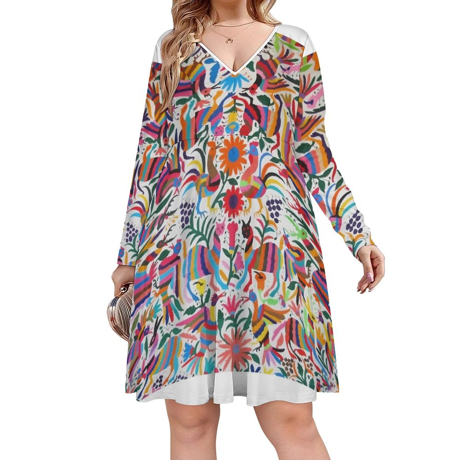 Mother Long Dress Long Sleeve Sexy Dresses Vestidos Striped Stitching Bohemian beach Plus size 3XL Family Clothes Women Vestido
