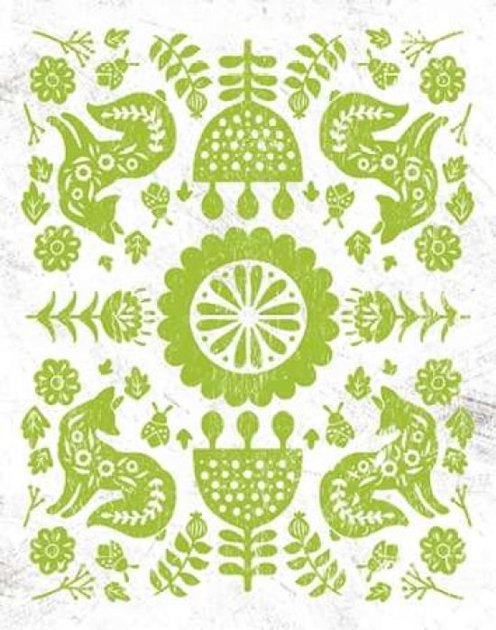 Otomi Fox Canvas Art - Cleonique Hilsaca (22 x 28)
