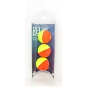 Otori Squid Jig Indicator Bobber - Fire/Chartreuse, 1in 3pack BEAUPSJIFRCH