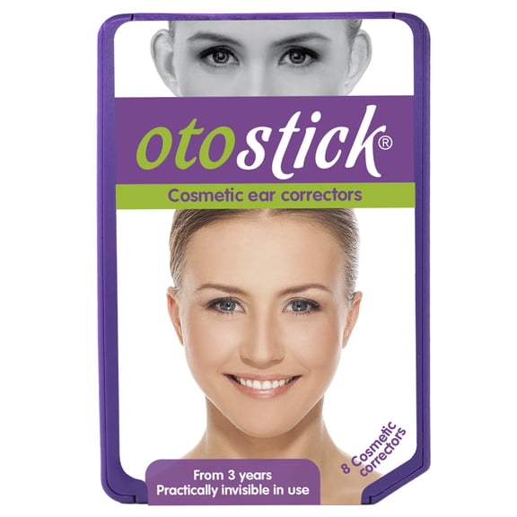 Otostick - 8 Count Cosmetic Discreet Protruding Ear Corrector - Ear Pinning Without Surgery from 3 Years of Age