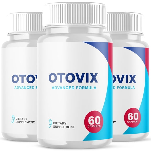 Otovix Advanced Hearing Support Pills Natural Ear Health Support 180 Capsules
