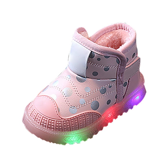Otqutp 0-13Years Girls Anti-Slip Outdoor Shoes Single Shoes Bowknot First Shoes Buckle Strap Toddler Soft Bottom Breathable Princess Shoes for School(Pink,5.5-6Years)