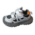 thumbnail image 1 of Otqutp 1-6 Years Little Girls Casual&nbsp;Sneakers Fashion Big Kids Winter Water Proof Flat Keep Warm Snow Boots Comfortable Shoes Breathable Shoes(Grey,4-4.5 Years), 1 of 1