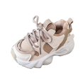 thumbnail image 1 of Otqutp 1-6 Years Little Girls Winter Sneakers Fashion Big Kids Winter Water Proof Flat Keep Warm Breathable Shoes Comfortable Shoes(Khaki,2.5-3 Years), 1 of 1