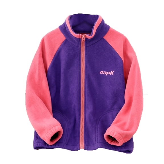 Otqutp 2-16 Years Kids Lightweight Jacket Kids Boys Girls Long Sleeve Winter Zippered Coat Jacket Thicken Warm Outwear Tops Clothes