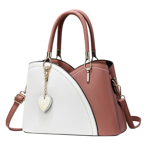 Otqutp 2025 Fashion Shoulder Bags Casual PU Leather Messenger Bag Large Capacity Handbag Fashion Womens Shoulder Bag(Red,One Size)