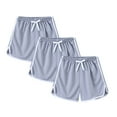 thumbnail image 1 of Otqutp 2PCS Boys Girls Sport Shorts Kids Summer Running Shorts Baby Toddler Workout and Fashion Beach Shorts for Children 1 to 7 Years(Grey-B,5-6 Years), 1 of 8