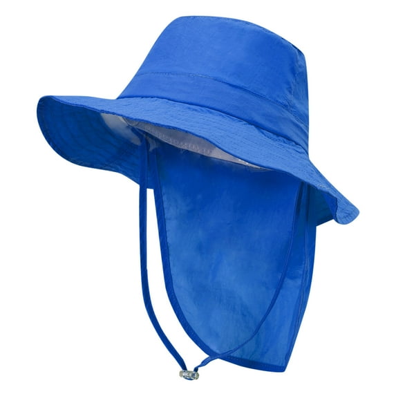 Otqutp 3 to 8 Years Toddler Spring Cap Children Hat Girls Boys Spring Summer Outdoor Shade Solid Color Sun-screen Hat Adjustable Fisherman Hat