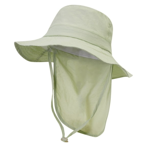 Otqutp 3 to 8 Years Toddler Spring Cap Children Hat Girls Boys Spring Summer Outdoor Shade Solid Color Sun-screen Hat Adjustable Fisherman Hat