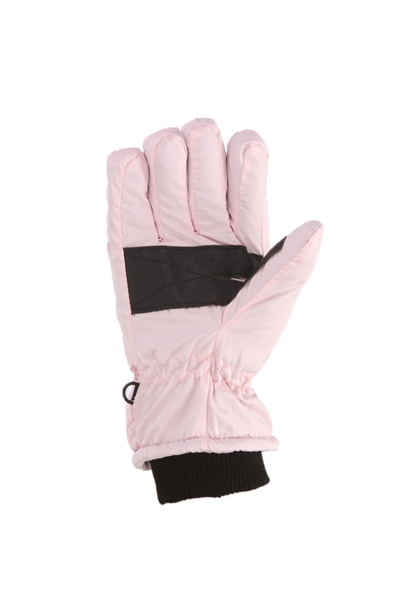 4-12 Years Kids Waterproof Winter Snow Gloves Cold Weather Ski Gloves for Boy Girl Outdoor Warm Thickening Snowboard Gloves(Pink,4-8 Years)