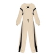 thumbnail image 1 of Otqutp 4-15 Years Girls Fall Winter Outfit Spring and Autumn Casual Waist Short Children's Long Sleeve Sweater Wide Leg Pants 2PC(White,10-11 Years), 1 of 4