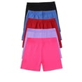 thumbnail image 1 of Otqutp 5 Pack Girls Shorts Cartwheel Biker Dance Casual Shorts Toddler Summer Cotton Lightweight Breathable Jogger Shorts, 1 of 5