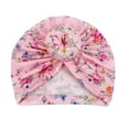 thumbnail image 1 of Otqutp All Season Hat for Toddler Baby Boys Girls Stretch Floral Flowers Breathable Hat Caps Headwear 0 to 3 Years, 1 of 3