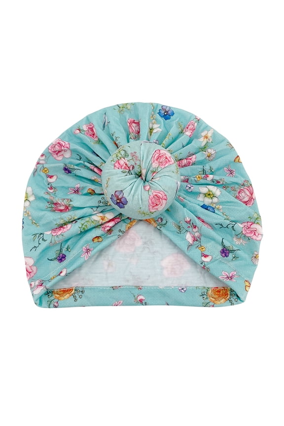 All Season Hat for Toddler Baby Boys Girls Stretch Floral Flowers Breathable Hat Caps Headwear 0 to 3 Years