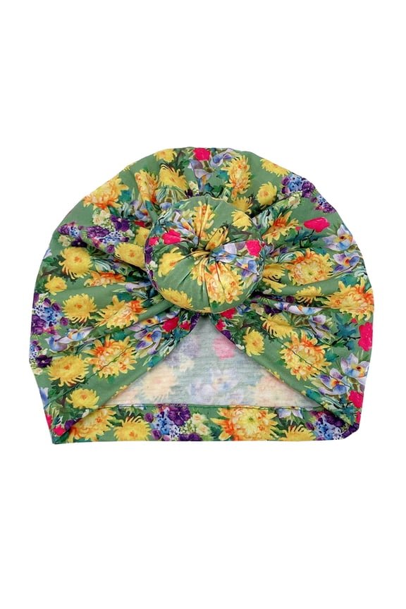 All Season Hat for Toddler Baby Boys Girls Stretch Floral Flowers Breathable Hat Caps Headwear 0 to 3 Years