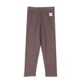 thumbnail image 1 of Otqutp Ankle Length Pants for Toddler Kids Baby Girls Cotton Thick Lined Warm Leggings Knitted Pantihose Stretchy Basic Ninth Pantyhose for Winter Stocking(Coffee,6-12 Months), 1 of 8