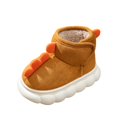 thumbnail image 1 of Otqutp Ankle&nbsp;Boots for Baby Children Cotton Shoes Warm and Non Slip Cotton Boots with Velvet In Winter Boys and Girls Children Boots Children Snow Boots(Brown,4.5-5Years), 1 of 4
