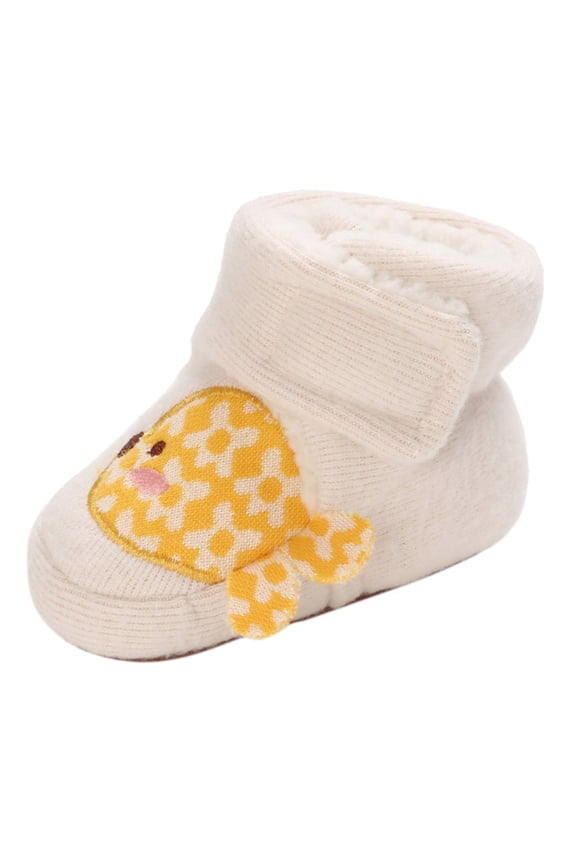 Autumn Boots for Toddler Baby Girls and Boys Warm Shoes Soft Booties Comfortable Boots Toddler Fashion Fish Pattern Print Shoes(A,0-6 Months)