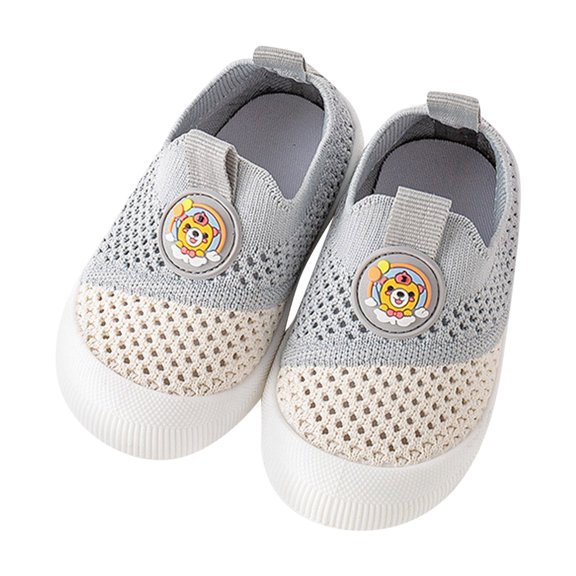 Otqutp Baby Autumn Shoes Toddler Girls Boys Sneakers Board Shoes Summer Mesh Breathable Shoes Light Soft Soled Walking Shoes