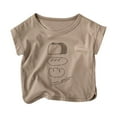 thumbnail image 1 of Otqutp Baby Beach Clothing Sets for Summer Boys Summer Solid Color Simple T Shirt Bread Pattern Casual Daily For 0 To 3 Years, 1 of 6