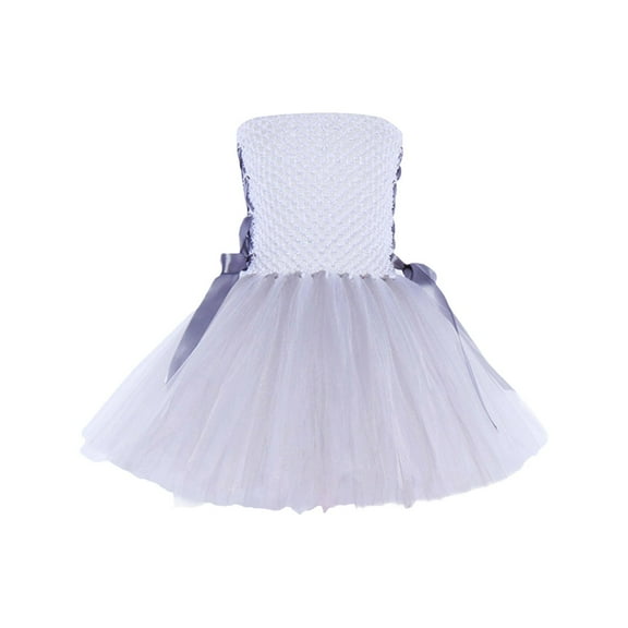 Otqutp Baby Beach Outfits Set for Thanksgiving Halloween Toddler Girl Sleeveless Strapless Dress Contains Hair Accessories Bridal Makeup Dresses Set 3 To 11 Years