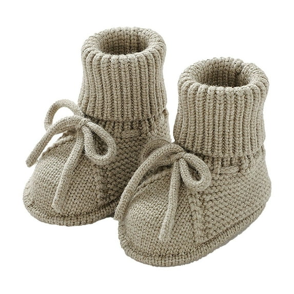 Otqutp Baby Beach Shoes Booties Sock Shoes Hand Knitting Crochet Boys and Girls Cozy Shoes for 0 to 12 Months Walking Shoes