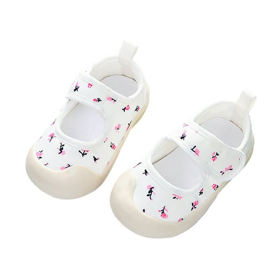Otqutp Baby Birthday Footwear Boys Girls Baby Summer Sneakers Cute Breathable Net Design Walking Sandals Flat Bottom Shoes