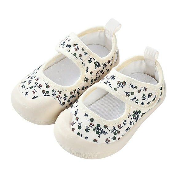 Otqutp Baby Birthday Footwear Boys Girls Baby Summer Sneakers Cute Breathable Net Design Walking Sandals Flat Bottom Shoes