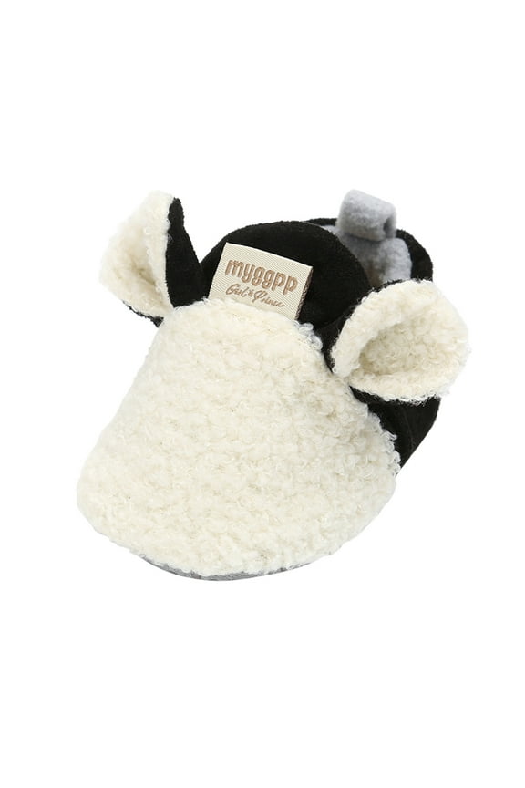 Baby Boys Girls Nonslip&nbsp;Sneakers Baby Child Crawling Shoes Boy Girl Lamb Slippers Prewalker Trainers Boots for 0 to 18 Months