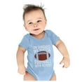 thumbnail image 1 of Otqutp Baby Boys Girls Short Sleeve Letter Rugby Print Romper Letter Print Bodysuit for Children Clothes Cute Spring Summer Outfit(Blue-2,6-9 Months), 1 of 4