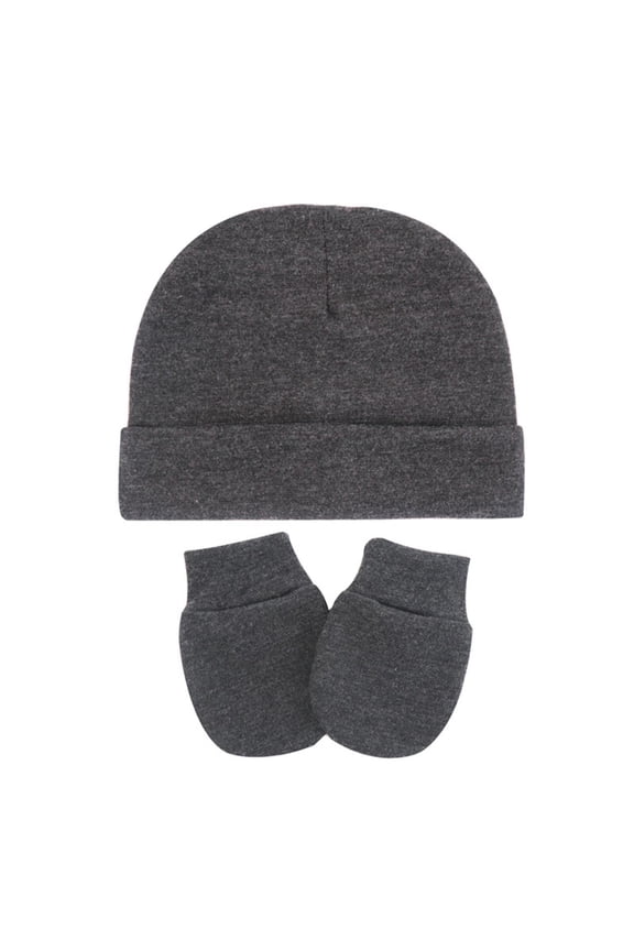 Baby Boys Hat and Mitten Set Knot Toddler Beanie Gloves Set for Girls Hat Winter Caps Baby Gloves 0-6 Months Winter Beanie Caps(A,0-6Months)