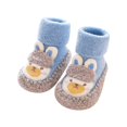 thumbnail image 1 of Otqutp Baby Breathable Sneakers Toddler Kids Boys Girls Winter Cute Warm First Walk Casual Shoes Non Slip Soft Sole Shoes 0-18 Months(Blue,6-12 Months), 1 of 4