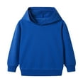 thumbnail image 1 of Otqutp Toddler Holiday Blouse Kids Boys Girls Spring Autumn Hooded Long Sleeve Solid Color Sweatshirt Daily School Sporty Wear for 1 to 10 Years, 1 of 3