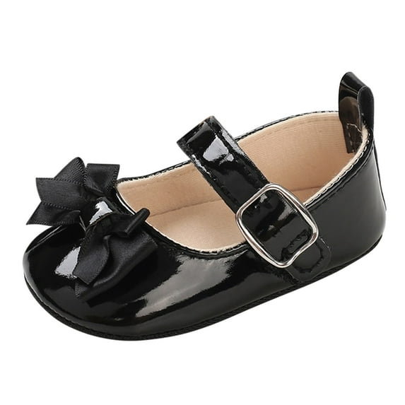 Otqutp Baby Casual Shoes Spring And Summer Children Baby Toddler Shoes Girl Princess Shoes Flat Bottom Light Buckle Cute Bow Shoes