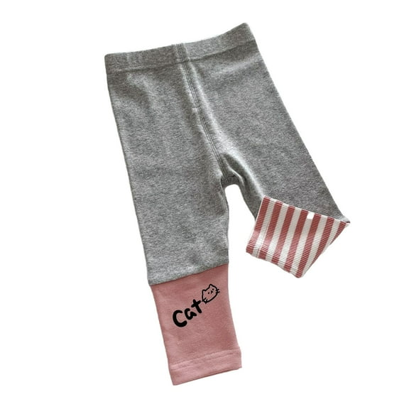 Otqutp Baby Comfort Overalls Striped Leggings for Girls 0 5 Years Old Fall Kids Fashion Casual Pants for Baby Girls Baby Pants Loose Casual Comfy Trousers (,18-24 Months)