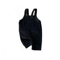 thumbnail image 1 of Otqutp Baby Cute Straps Knit Suspender Romper Cotton Sleeveless Boys Girls Solid Sweater Clothes Baby Shorts Jumpsuit Overalls(Blue-2,9-12 Months), 1 of 6