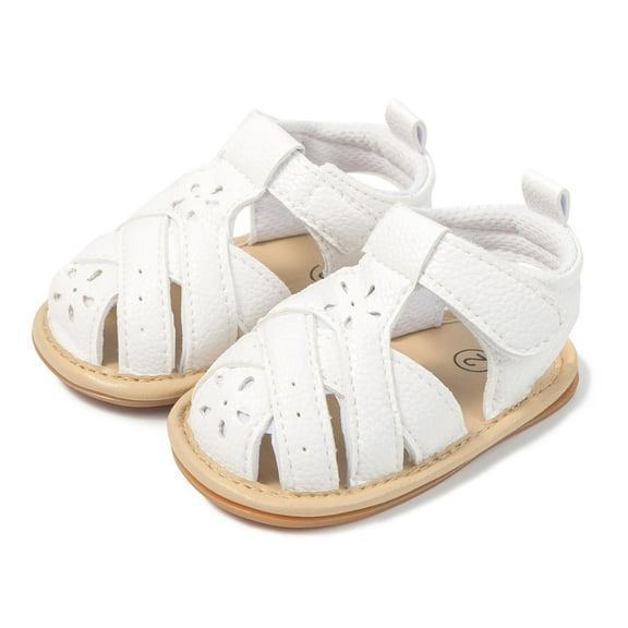 Otqutp Baby Dress Footwear Children Sandals Soft Flat Shoes Fashion Comfortable Bow Soft Bottom Lightweight Baby Princess Sandals