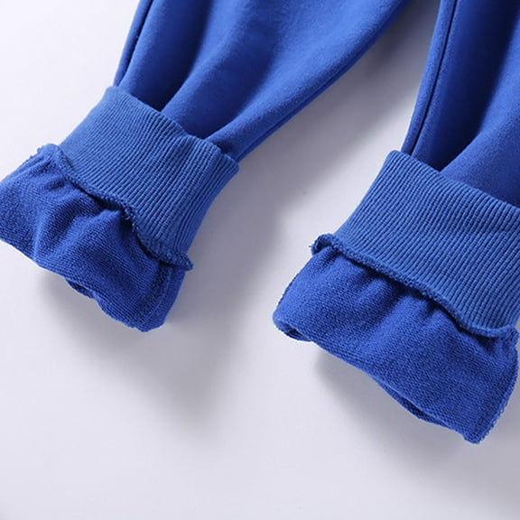 Otqutp Baby Fashion Leggings Toddler Kids Baby Boys Girls Winter Warm Bow Loose Solid Pants Trousers Loose Casual Comfy Trousers 6M to 7 Years(,4-5 Years)