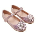 thumbnail image 1 of Otqutp Baby Fashion Shoes&nbsp;Girls Princess Shoes Soft Soled Little Girls Flat Single Shoes Fashion Women's Shoes Little Girl Soft Bottom Single Shoes, 1 of 8