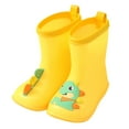 thumbnail image 1 of Otqutp Toddler Slip On Rain Boots Kids Boys Girls Cute Cartoon Easy-on Lightweight Waterproof Easy On Garden Boots, 1 of 4