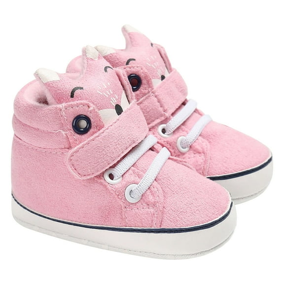 Otqutp Baby Flat Sole Shoes Boots for Toddler Girls Baby Shoes Warm Cotton Boots Non Slip Breathable Fashion Boots for 0 to 12 Months