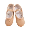thumbnail image 1 of Otqutp Baby Girls Ballet Shoes Toddler Bow Soft Sole Dance Slippers Kids Elastic Strap Ballet Shoes for Yoga Gymnastics, 1 of 7