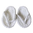 thumbnail image 1 of Otqutp Baby Girls Boys Handmade Crochet Flip Flops Sandals Toddler Girls Soft Flat Indoor Wide Shoes Lightweight Knit Soft Shoes, 1 of 6