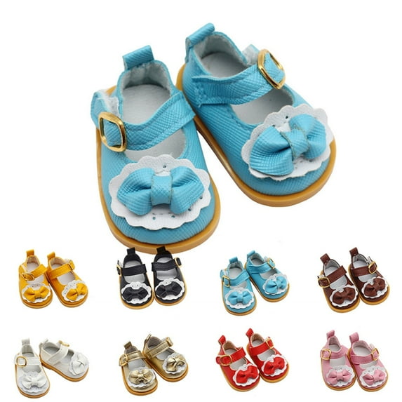 Otqutp Baby Girls Mary Jane Shoes with Bow Non Slip Toddler Shoe Cute Princess Flat Girls Slip On Soft Dress Shoes