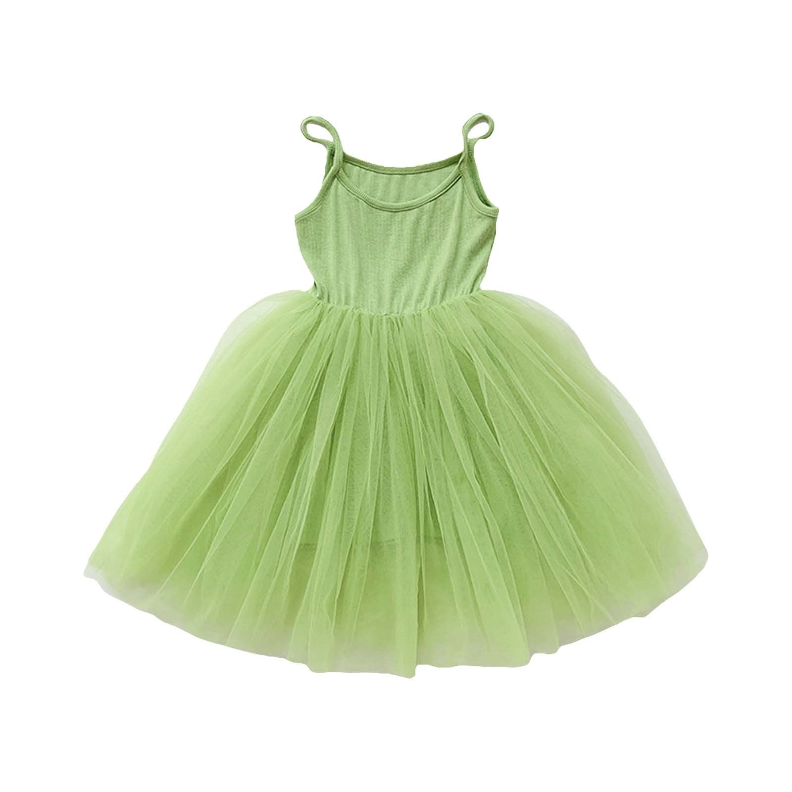 Otqutp Baby Girls Playwear Dress Summer Toddler Girl Suspender