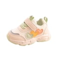 thumbnail image 1 of Otqutp Baby Girls Sneakers Toddler Sneakers Children's Sports Mesh Shoes Boys Girls Cartoon Heart Decoration For Kids 3 To 18 Months, 1 of 5